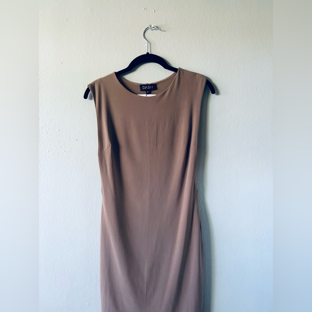 Sexy side boob dress, color mocha, fits super sexy Kardashians brand